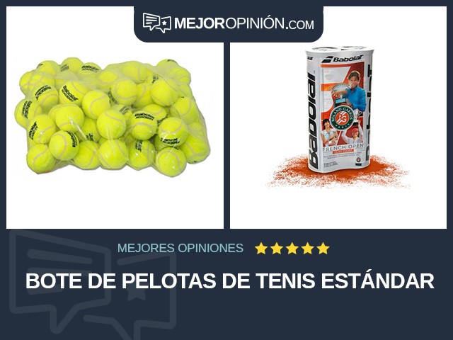 Bote de pelotas de tenis Estándar