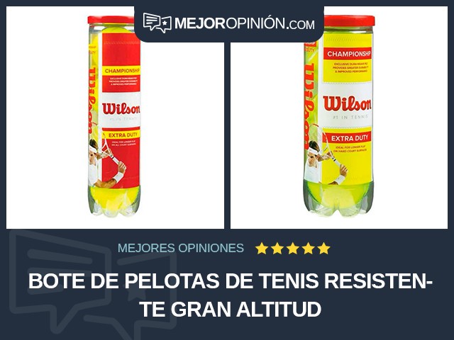 Bote de pelotas de tenis Resistente Gran altitud