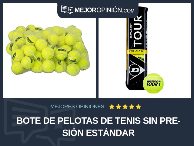 Bote de pelotas de tenis Sin presión Estándar