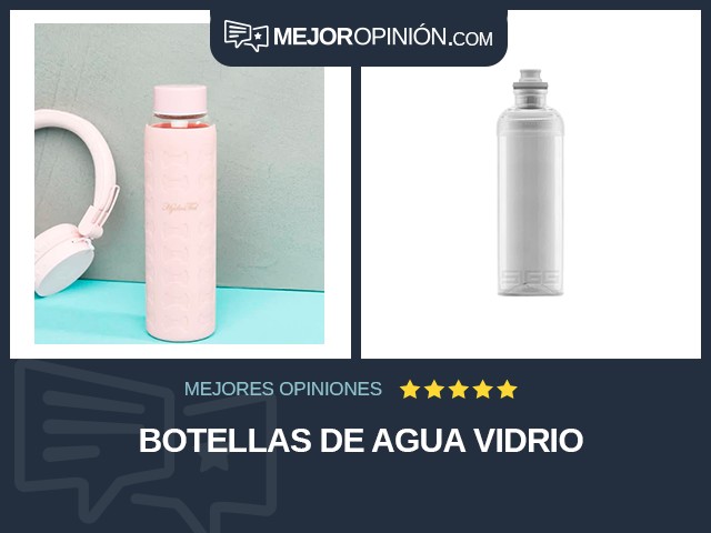 Botellas de agua Vidrio