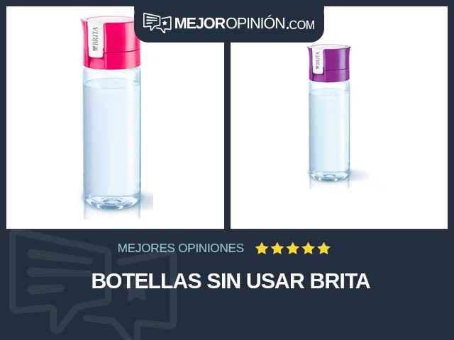 Botellas sin usar Brita