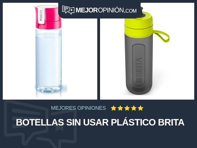 Botellas sin usar Plástico Brita
