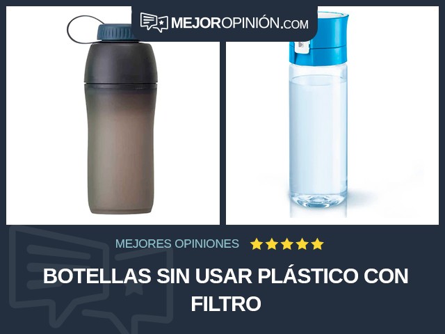 Botellas sin usar Plástico Con filtro