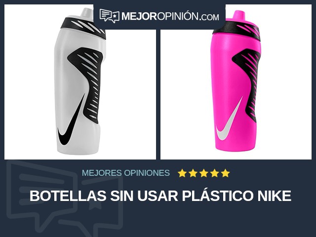 Botellas sin usar Plástico Nike