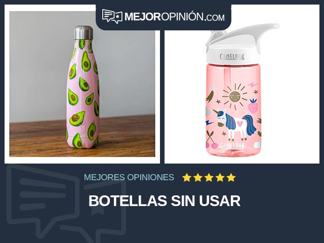 Botellas sin usar