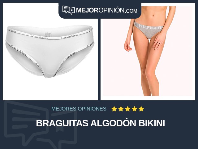 Braguitas Algodón Bikini