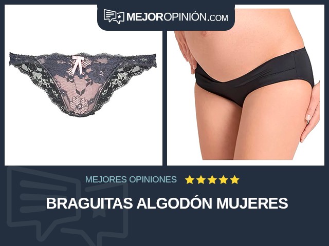 Braguitas Algodón Mujeres