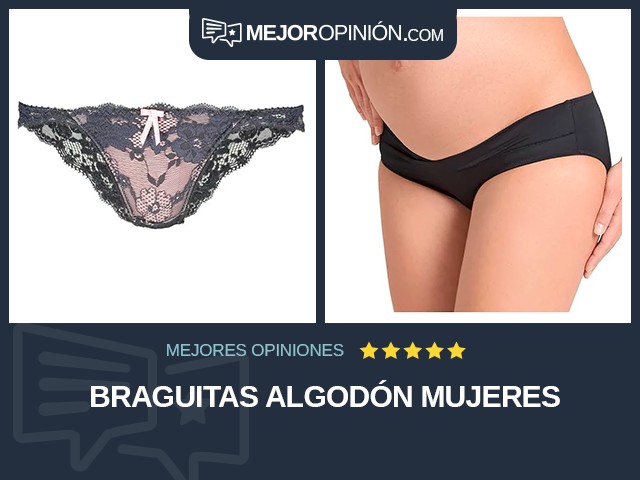 Braguitas Algodón Mujeres