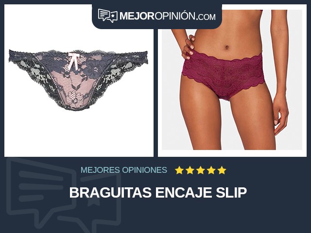 Braguitas Encaje Slip