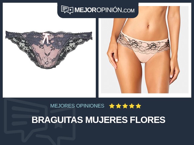 Braguitas Mujeres Flores