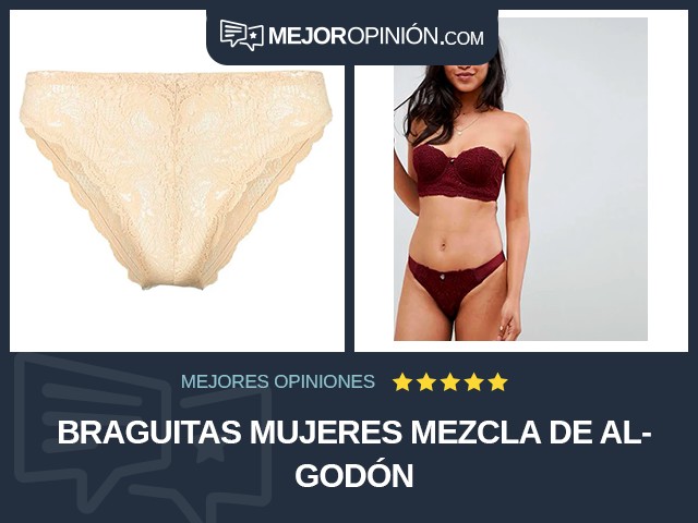 Braguitas Mujeres Mezcla de algodón