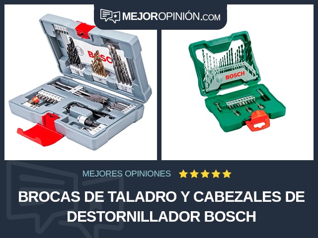 Brocas de taladro y cabezales de destornillador Bosch