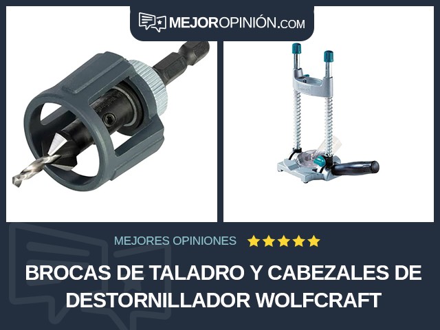 Brocas de taladro y cabezales de destornillador Wolfcraft