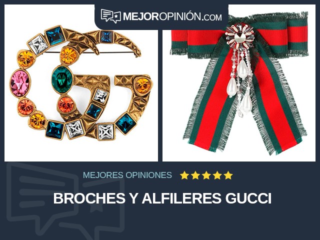 Broches y alfileres Gucci