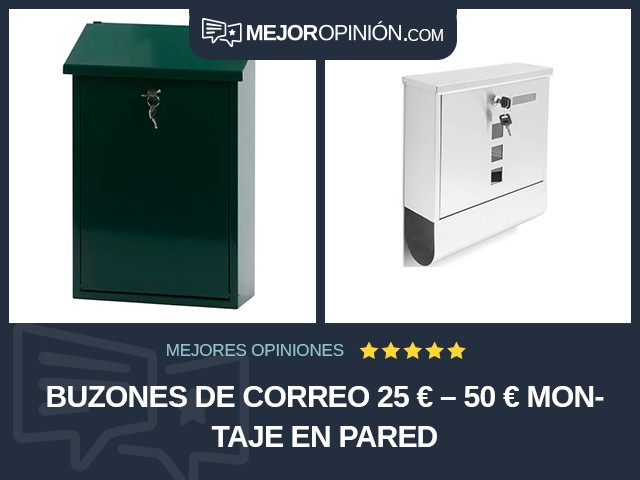 Buzones de correo 25 € – 50 € Montaje en pared