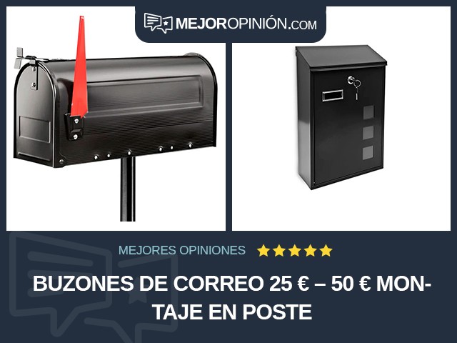 Buzones de correo 25 € – 50 € Montaje en poste