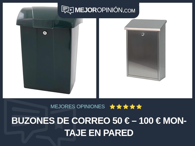 Buzones de correo 50 € – 100 € Montaje en pared