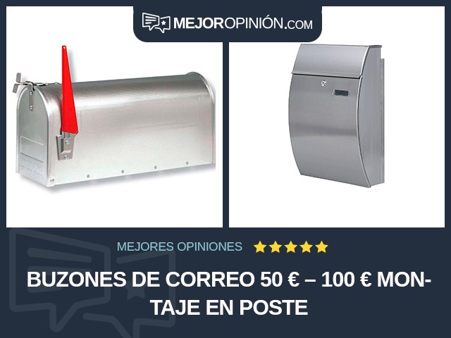 Buzones de correo 50 € – 100 € Montaje en poste