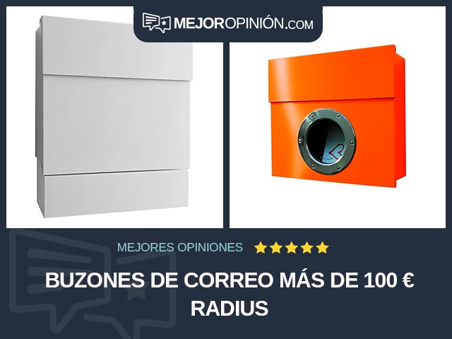 Buzones de correo Más de 100 € Radius