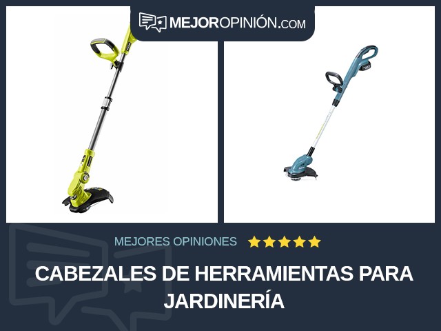 Cabezales de herramientas para jardinería