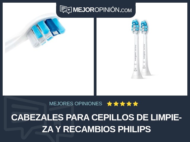 Cabezales para cepillos de limpieza y recambios Philips