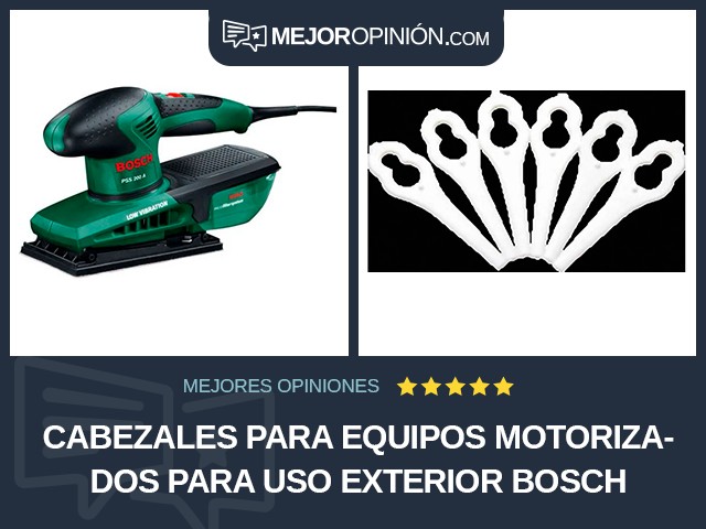 Cabezales para equipos motorizados para uso exterior Bosch