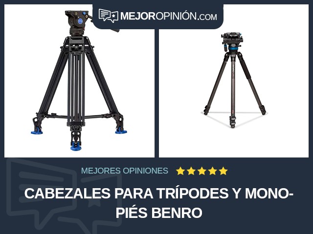 Cabezales para trípodes y monopiés BENRO