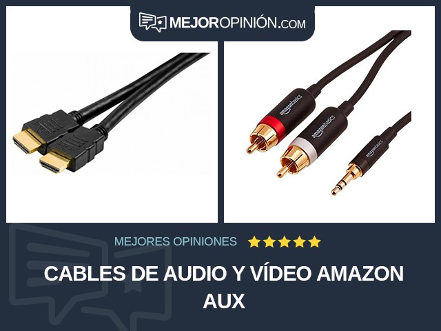 Cables de audio y vídeo Amazon AUX