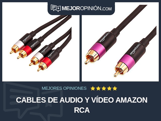 Cables de audio y vídeo Amazon RCA