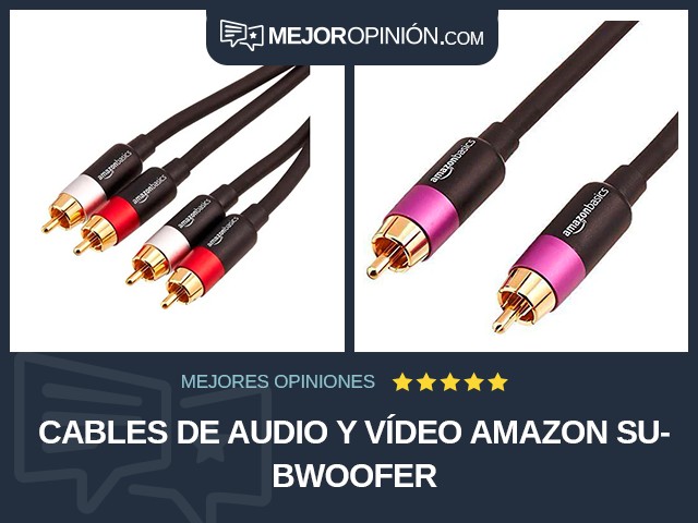 Cables de audio y vídeo Amazon Subwoofer