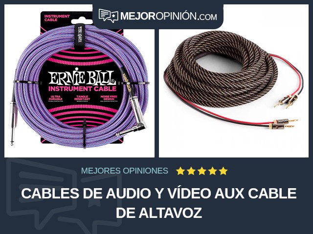 Cables de audio y vídeo AUX Cable de altavoz