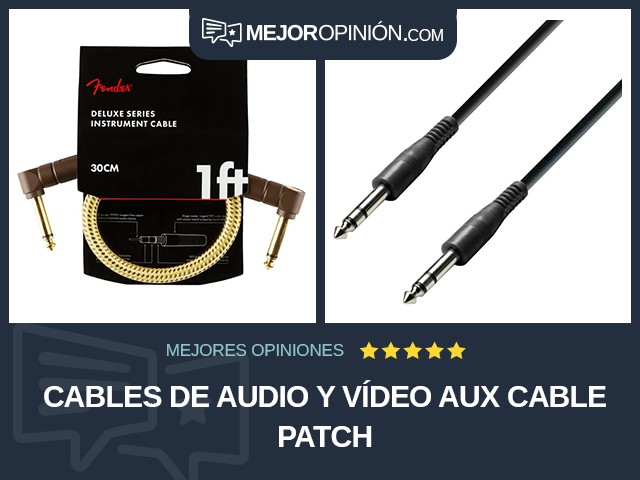 Cables de audio y vídeo AUX Cable patch