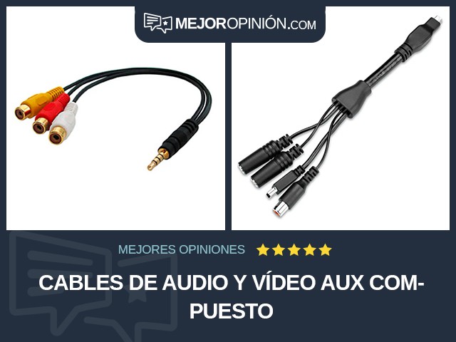 Cables de audio y vídeo AUX Compuesto