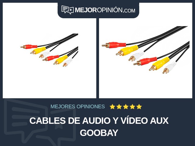 Cables de audio y vídeo AUX Goobay