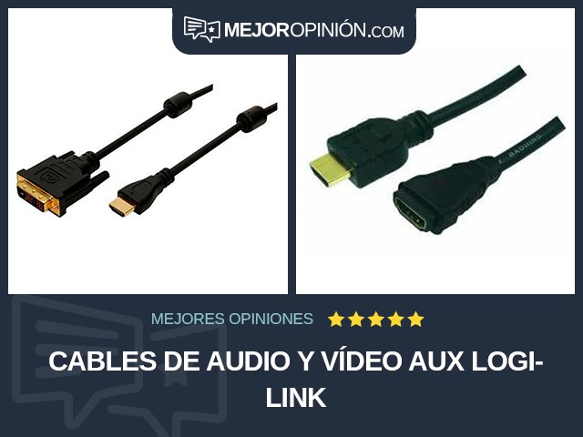 Cables de audio y vídeo AUX LogiLink