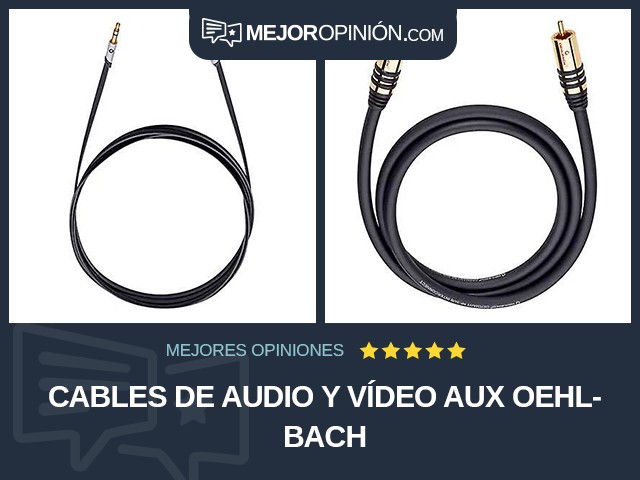 Cables de audio y vídeo AUX Oehlbach