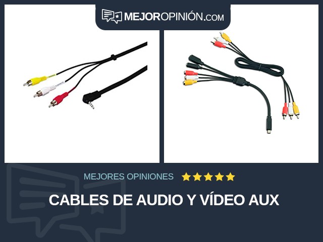 Cables de audio y vídeo AUX