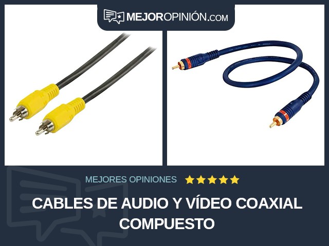 Cables de audio y vídeo Coaxial Compuesto
