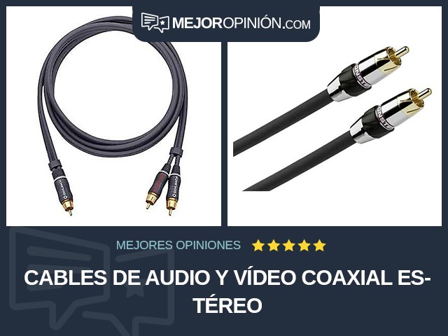 Cables de audio y vídeo Coaxial Estéreo