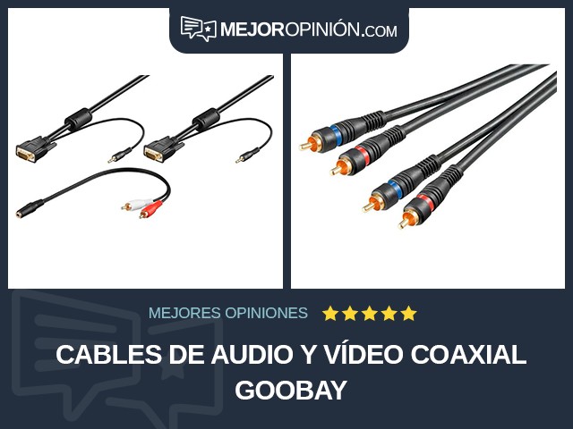 Cables de audio y vídeo Coaxial Goobay