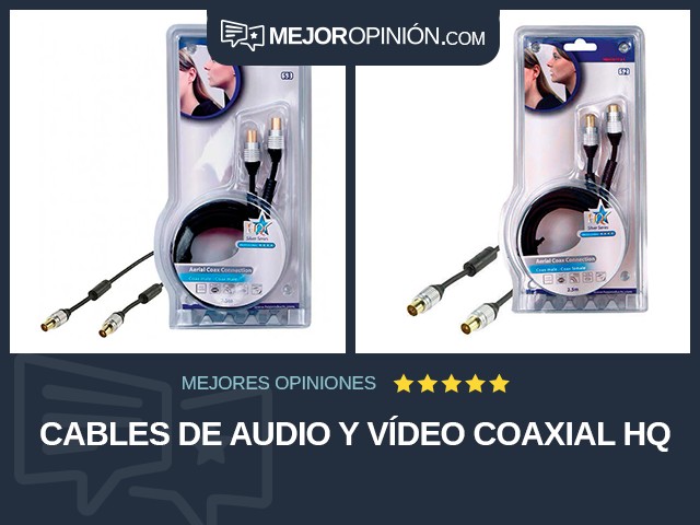 Cables de audio y vídeo Coaxial HQ