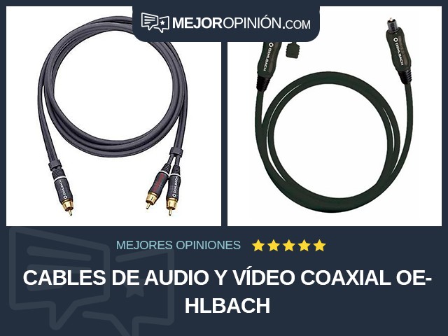 Cables de audio y vídeo Coaxial Oehlbach