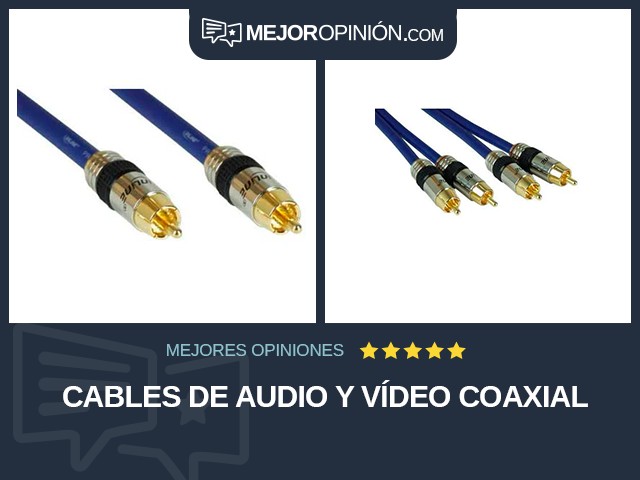 Cables de audio y vídeo Coaxial