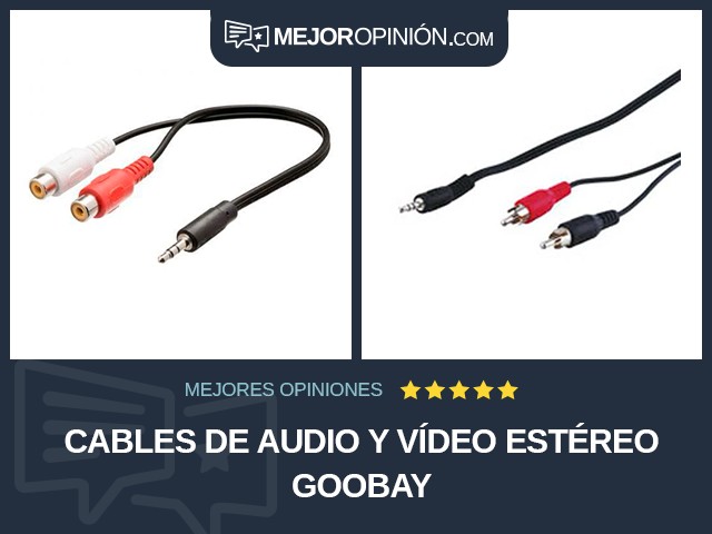 Cables de audio y vídeo Estéreo Goobay