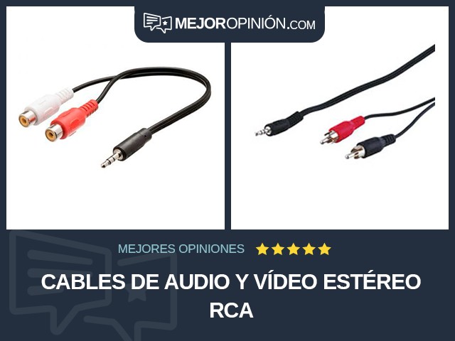 Cables de audio y vídeo Estéreo RCA