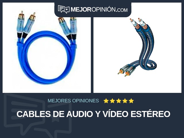 Cables de audio y vídeo Estéreo