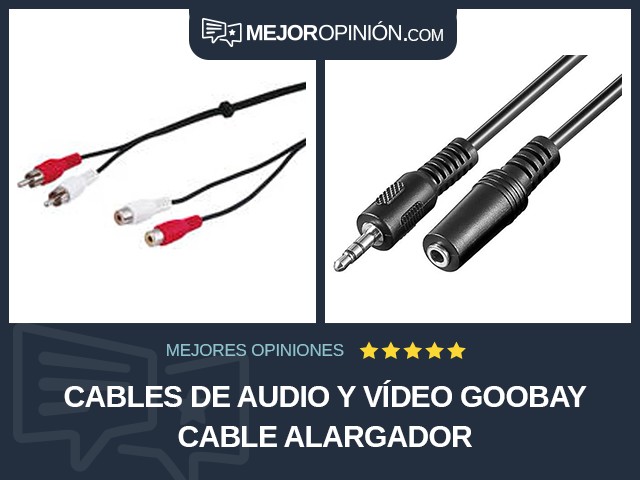 Cables de audio y vídeo Goobay Cable alargador