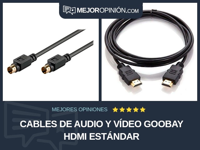 Cables de audio y vídeo Goobay HDMI estándar