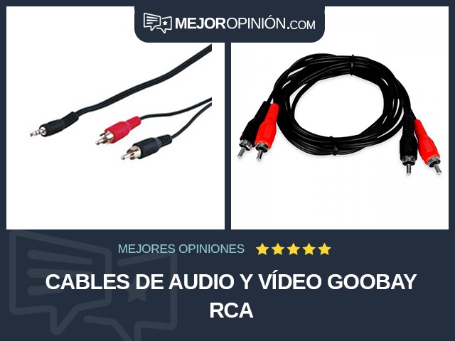 Cables de audio y vídeo Goobay RCA