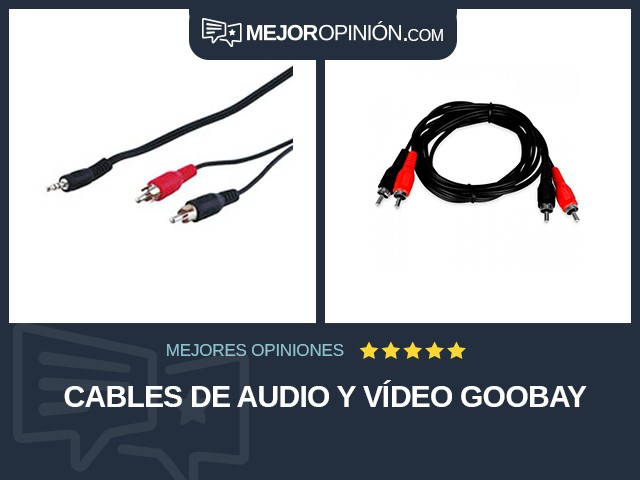 Cables de audio y vídeo Goobay